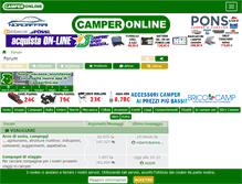 Tablet Screenshot of forum.camperonline.it